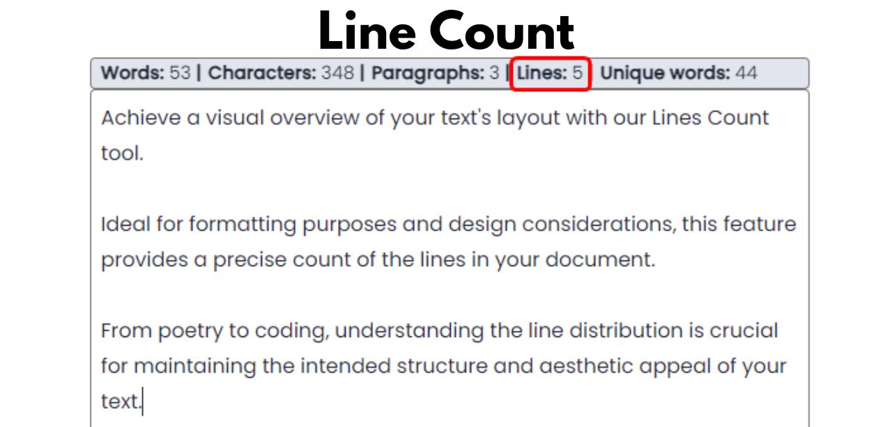 Lines Counter Tool